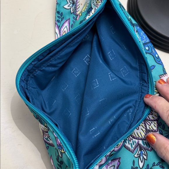 Floral Teal Sling Bag- Vera Bradley - Picture 6 of 6